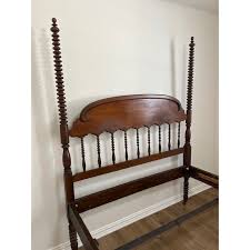 1900s Four Poster Jenny Lind Bed | Chairish