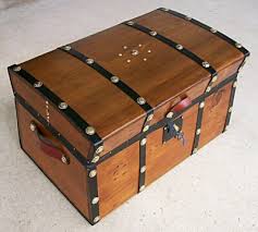 Civil War Era Jenny Lind Antique Stagecoach Trunk, Restored ...