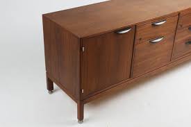 Impressive Mid-Century Modern Jens Risom Large Walnut ...
