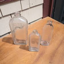 Group of 3 Vintage Glass Bottles - Etsy