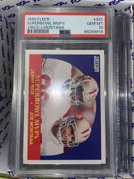 Auction Prices Realized Football Cards 1990 FLEER Superbowl Mvp's