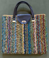 Vintage 60s Carpet Bag by Jerry Terrence - Etsy