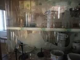 Wood and glass sideboard with a view of Venice, 1950s | intOndo