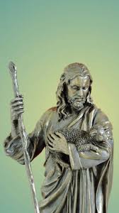 Good Shepherd Statue Jesus 4k Iphone Wallpaper | WallpapersOK