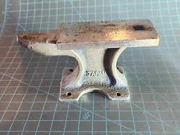 Vintage Small Mini Cast Iron Jewelers PRITCHEL HOLE Anvil ...