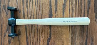 Autobody Hammer Square and Round Head, Wood Handle Duro ...