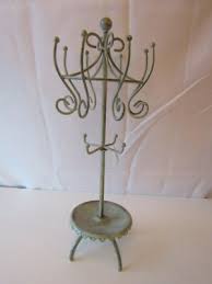 Jewelry Display Tree Stand Earring Holder Spinning Green 16 ...
