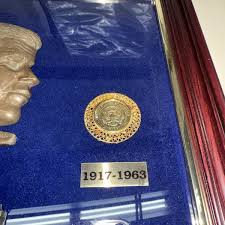 John F. Kennedy Commemorative 24K Gold Plated Coin Set Plaque Certified New York | eBay