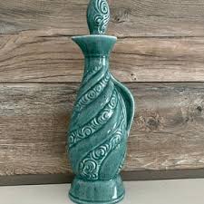1966 Turquoise Jim Beam Liquor Decanter / Creation by James B. Beam Distilling Co. - Etsy