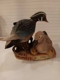 1982-JIM BEAM - Ducks Unlimited - WOOD DUCK EMPTY Bottle ...