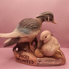 Vintage Ducks Unlimited & Jim Beam 4/5 Quart Genuine Regal ...