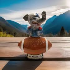 Vintage 1972 Jim Beam Decanter Elephant Top Of Football ...