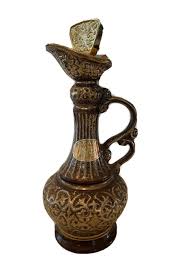 RARE Vintage Liquor Decanter BEAM Months 170 old Gold ...