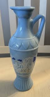 Vintage 1961 Jim Beam Wedgwood Blue Decanter Greek Roman | eBay