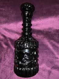 Kentucky-ORB 230, antique Decanter, dark purple color glass, W original stopper | eBay