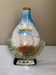 Vintage - 1969 "mt Rushmore" Black Hills Mt Rushmore Jim Beam Decanter - Etsy