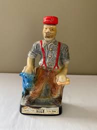 Vintage-1970 "paul Bunyan" With Babe the Blue Ox Jim Beam ...