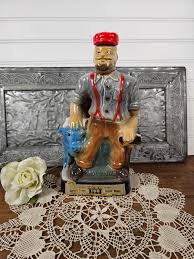 1970 Paul Bunyan and Babe Jim Beam Whiskey Decanter - Empty ...