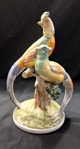 Large Zaccagnini Pheasant / Peacock Figurine - 11 ...