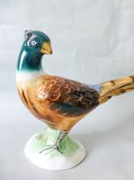 Buy Vintage Hungarian Porcelain Pheasant Figurine: European ...