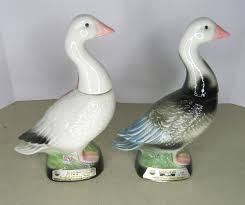 SNOW GOOSE BLUE GOOSE SET '79 VINTAGE JIM BEAM REGAL CHINA ...