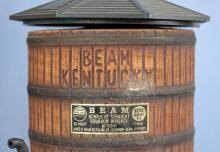 Sold at Auction: Jim Beam Train Decanter Set 1970`s w/ 8 Pcs.