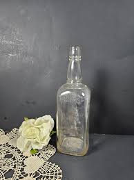 Vintage 1947 Jim Beam Whiskey Square Bottle - Empty Post Prohibition Bottle - Etsy