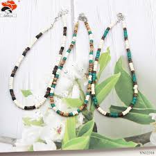 Trendy Beaded Jewelry - Wooden Beach Necklace for Men & Women