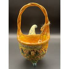 Vintage Jim Shore Harvest Basket Fall Colors Heartwood Creek ...