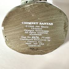 Vintage Jim Shore Chimney Santa Christmas Figurine 7.5” 1992 ...