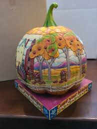 Jim Shore 2004 "Count Your Blessings" Large Pumpkin Scene 117659 Thanksgiving | eBay