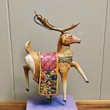 2004 Vintage Jim Shore Heartwood Creek Santa's Reindeer ...