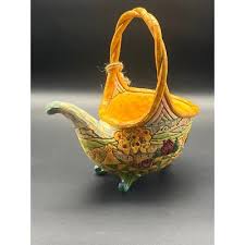 Vintage Jim Shore Harvest Basket Fall Colors Heartwood Creek Accent Decor | eBay