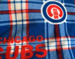 Chicago Cubs Fleece Fabric, 58x60", Blankets, Throws ...