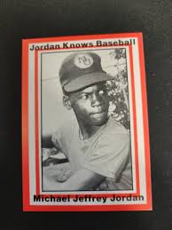 1991 Michael Jordan Knows Baseball Card Aamer Rare Vintage ...