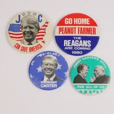 President Jimmy Carter 4 Political Campaign Pinback Buttons ...