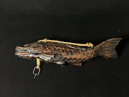 Antique Wooden Fish Carving From Japan - Kitchenware ...