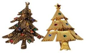 Vintage Roman & AJMC Christmas Tree Brooch | Mercari