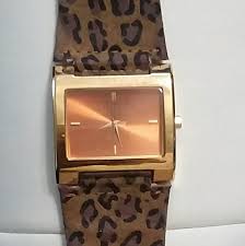 Joan Rivers | Accessories | Joan Rivers Gold Leopard Watch | Poshmark