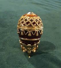 Decorative Jeweled and Enameled Golden Egg “box” With Stand Designed by Joan Rivers. Egg Stands 3” Tall and 2” Across. Stand is 1” X 1.5”. - Etsy