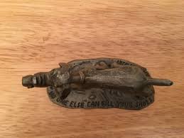 Little Gallery by Hallmark Vtg. 1975, by Kraczkowski Pewter Dog & Shoe Figurine | eBay