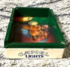 Vintage 1992 Camel Lights Cigarettes Joe Camel Pool Table ...