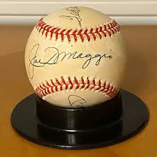 Joe DiMaggio Mickey Mantle Ted Williams Signed MLB ...