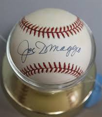 Lot - Joe DiMaggio: Signed Baseball