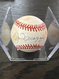 Joe DiMaggio JSA Autographed American League Baseball ...