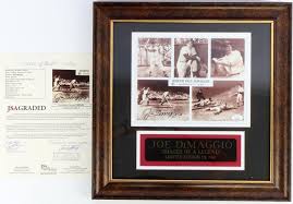 Sold at Auction: JOE DIMAGGIO SIGNED SEPIA PHOTOGRAPHS WITH COA