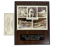 Joe DiMaggio Autographed 8 X 10 Photo Collage Limited ...