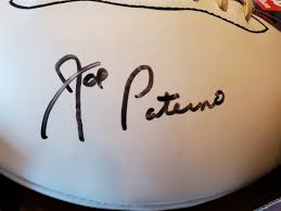 JOE PATERNO signed full size football JSA COA Full LOA PENN ...
