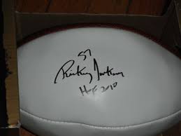 NEW ORLEANS SAINTS RICKEY JACKSON SIGNED WHITE PANEL ...