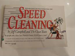 Speed Cleaning by Jeff Campbell - Etsy